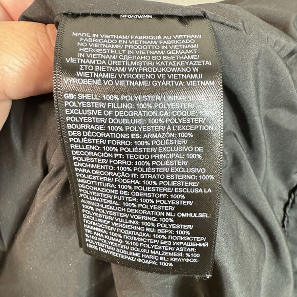 Women’s The North Face Grayish Black Puffer Jacket - Picture 7 of 9